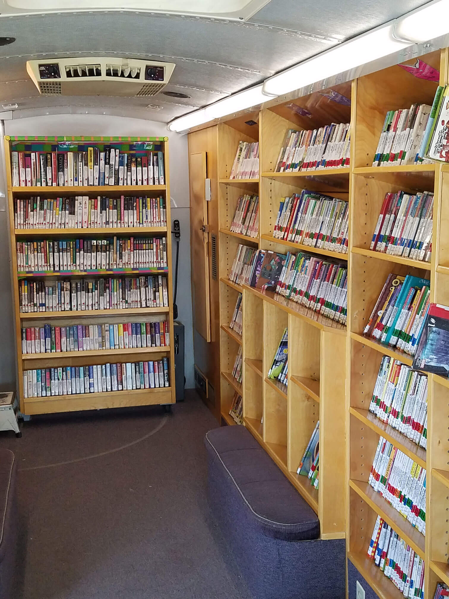 Hamlin-Codington Bookmobile Interior